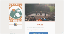 Desktop Screenshot of campstthekla.org